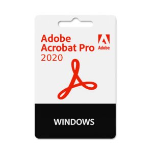 Adobe Acrobat Pro 2020 - Genuine License Key - Perpetual Activation - PDF Professional Suite